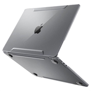 MacBook Air 13" 2026/2025/2024/2022 Spigen Thin Fit-etui - Krystallklart