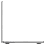 MacBook Air 13" 2026/2025/2024/2022 Spigen Thin Fit-etui - Krystallklart