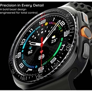 Samsung Galaxy Watch Ultra2 Spigen Tune Diver Bezel-etui - svart