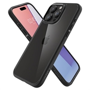 iPhone 15 Pro Spigen Ultra Hybrid Deksel - Svart