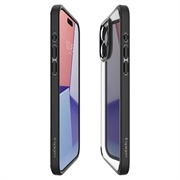 iPhone 15 Pro Spigen Ultra Hybrid Deksel - Svart