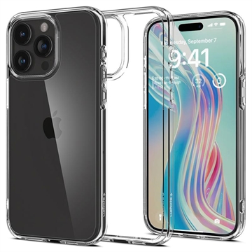 iPhone 15 Pro Spigen Ultra Hybrid Deksel - Kristallklar