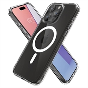iPhone 15 Pro Max Spigen Ultra Hybrid Mag Deksel - Hvit / Klar