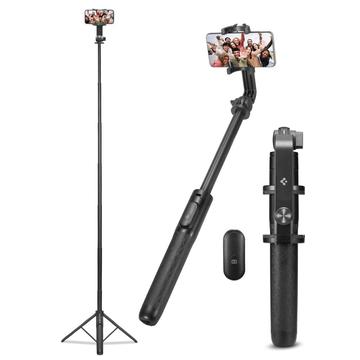 Spigen Wondersnap Trépied MagFit Pour Smartphone - Périscope Magnétique, Télécommande Bluetooth - Compatible Magsafe IPhone, Android