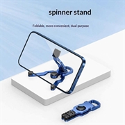 Spinner-telefonstativ/stressavlastende leketøy - blå