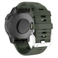 Sportssilikonrem for Garmin Fenix 3 / 3 HR / 5X / 5X Plus / 6X / 6X Pro - Army Grøn