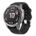 Sportssilikonrem for Garmin Fenix 3 / 3 HR / 5X / 5X Plus / 6X / 6X Pro - Svart