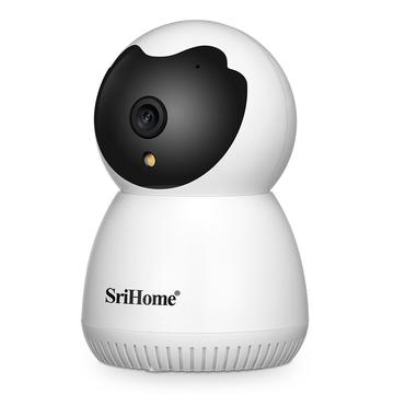 SriHome SH036 3MP Wi-Fi Smart PTZ-kamera - EU-plugg