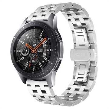 Samsung Galaxy Watch Rustfritt Stål Klokkereim - 42mm - Sølv