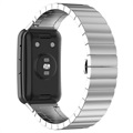 Huawei Watch Fit Rustfritt Stål Klokkereim med Butterfly Spenne - Sølv