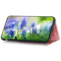 Stardust Samsung Galaxy S23 5G Deksel med Kortlomme - Rosa