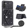 Samsung Galaxy S25+/S24+ Stardust Deksel med Kortlomme