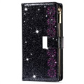 Starlight Series Samsung Galaxy S22 5G Lommebok-deksel - Svart