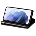 Starlight Series Samsung Galaxy S22 5G Lommebok-deksel - Svart