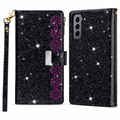 Starlight Series Samsung Galaxy S22+ 5G Lommebok-deksel - Svart