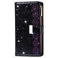 Starlight Series Samsung Galaxy S22 Ultra 5G Lommebok-deksel - Svart