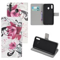 Style-serien Samsung Galaxy A20e Lommebok-deksel - Lotusblomst