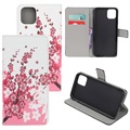 Style Series iPhone 11 Lommebok-deksel - Rosa Blomster