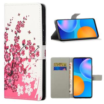 Style-serien Xiaomi 12T/12T Pro Lommebok-deksel - Rosa Blomster