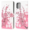 Style-serien iPhone 13 Mini Lommebok-deksel - Rosa Blomster