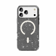 iPhone 18 Pro Stylish Glitter Series Hybrid-deksel - MagSafe-kompatibel - Svart