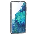 Samsung Galaxy S21 5G Stylish Glitter Series Hybrid-deksel - Grå