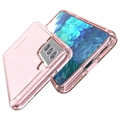 Samsung Galaxy S21 5G Stylish Glitter Series Hybrid-deksel - Rosa