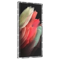 Samsung Galaxy S22 Ultra 5G Stylish Glitter Series Hybrid-deksel - Gjennomsiktig