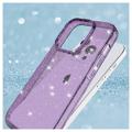 Stylish Glitter Series iPhone 14 Pro TPU-deksel - Lilla