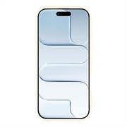 iPhone Air Stilig støtsikkert TPU-deksel med forhøyede kanter - Hvit / stor sløyfe