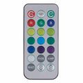 Vannfast RGB-LED-lampe med 2 fjernkontroller - 10 stk.