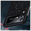 Sulada Celebrity Series Samsung Galaxy Z Flip4 Hybrid-deksel - Svart