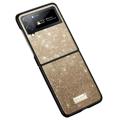 Sulada Celebrity Series Samsung Galaxy Z Flip4 5G Hybrid-deksel - Gull