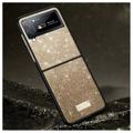 Sulada Celebrity Series Samsung Galaxy Z Flip4 Hybrid-deksel - Gull