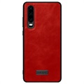 Sulada Lærlakkert Huawei P30 TPU-deksel - Rød