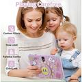 Sunflower Q88 utdanningsnettbrett for barn med styluspen - rosa
