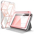Supcase Cosmo iPad Mini (2021) Folio-etui - Rosa Marmor