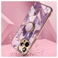 Supcase i-Blason Cosmo Snap iPhone 13 Pro Max Deksel - Rosa Marmor
