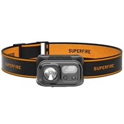 SuperFire HL23-A 220lm hodelykt - bevegelsessensor, 9 lysmoduser