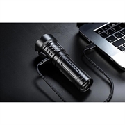 SuperFire L24 USB-C-lommelykt - svart