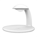 Swan Shape Rask Trådløs Lader og LED Lampe med Touch Kontroll - 10W
