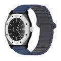 Swatch Royal Pop med magnetisk silikonrem og åttekantet urkasse - midnattsblå / svart