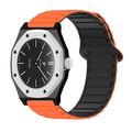 Swatch Royal Pop med magnetisk silikonrem og åttekantet urkasse - oransje / svart