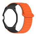 Swatch Royal Pop med magnetisk silikonrem og åttekantet urkasse - oransje / svart