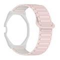 Swatch Royal Pop med magnetisk silikonrem og åttekantet urkasse - Rosa stjernelys / Hvit