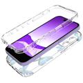 Sweet Armor Series iPhone 14 Pro Hybrid-deksel - Blå sommerfugl