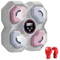T-9612 Smart musikkboksemaskin for barn med 9 hastigheter og hansker - hvit