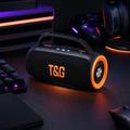 T&G TG484 bærbar Bluetooth-høyttaler 30W med RGB-lys - svart