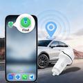 T05 USB-A/USB-C-billader med sporingsfunksjon mot tap for Android - hvit