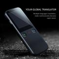 T10 PRO Smart Voice Translator Real-Time Translator med 14 språk Offline Photo Translation Device - Svart
